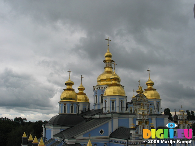 28250 Domes of St. Michael's golden domed cathedral